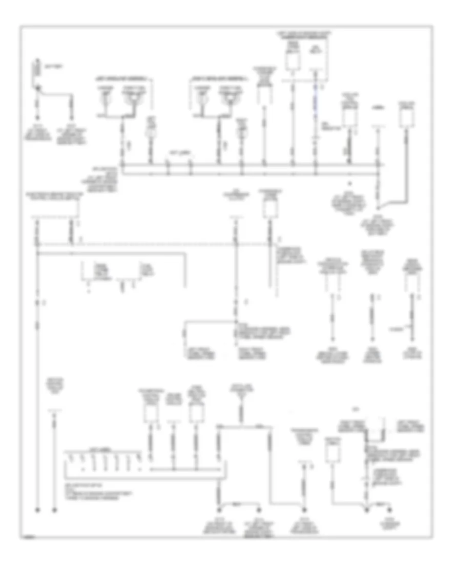 Ground Distribution Wiring Diagram 1 of 3 for Saturn L300 2004