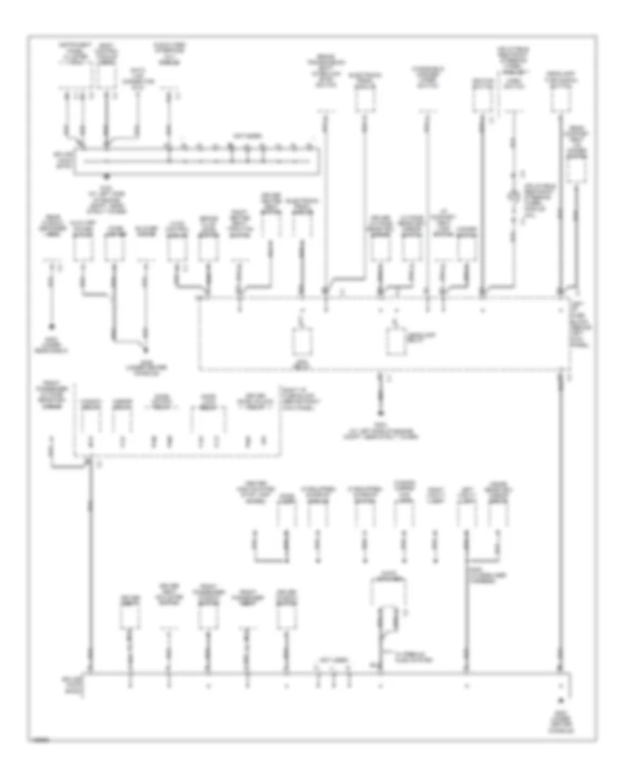 Ground Distribution Wiring Diagram 2 of 3 for Saturn L300 2004