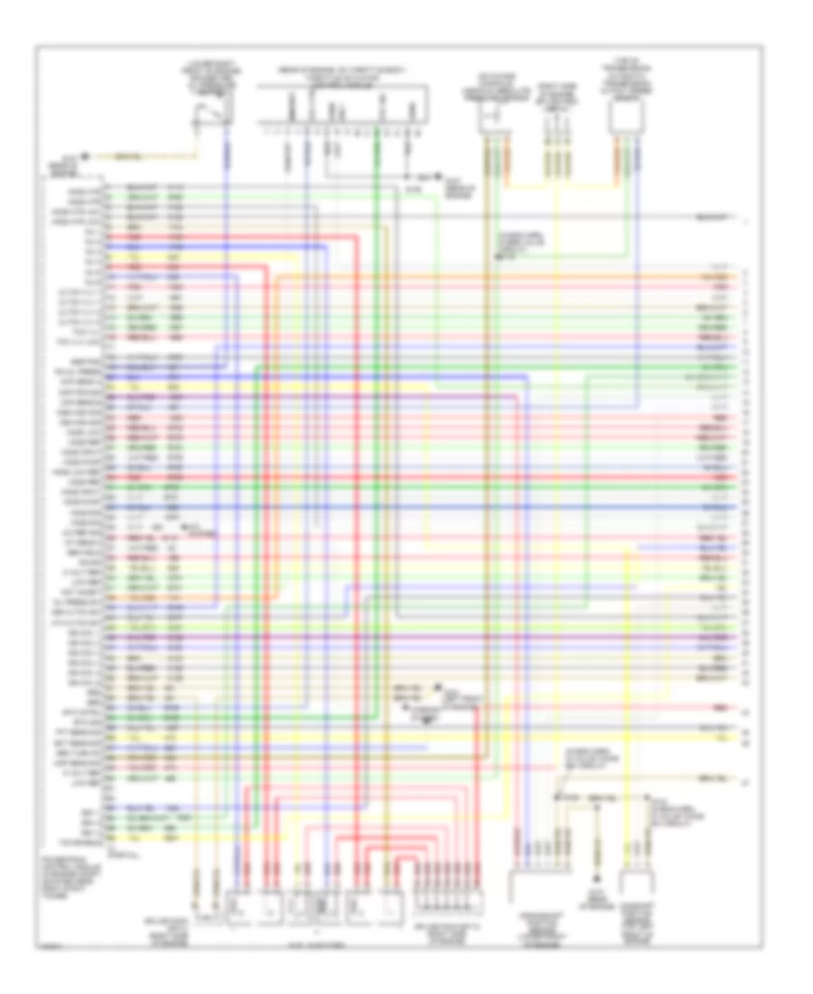 3.5L VIN 4, Engine Performance Wiring Diagram (1 of 5) for Saturn Vue 2004