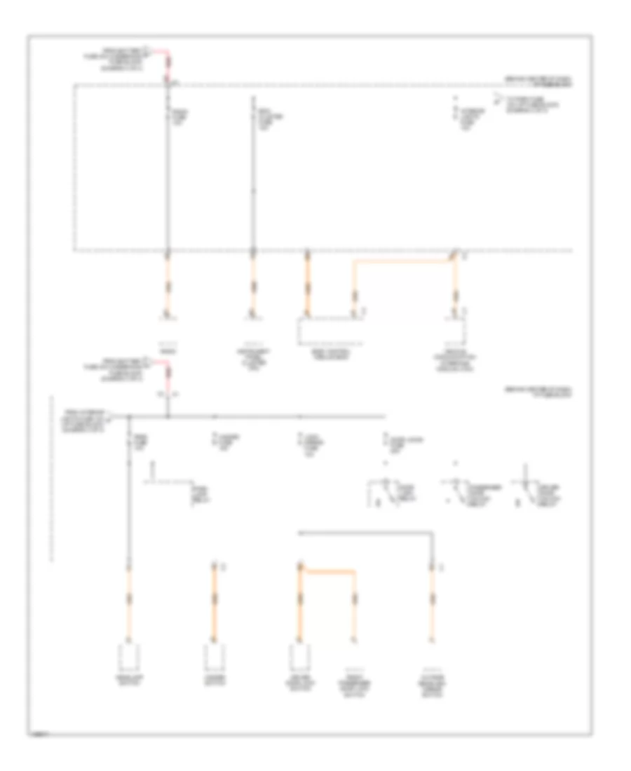 2.2L VIN F, Power Distribution Wiring Diagram (4 of 4) for Saturn Vue 2004