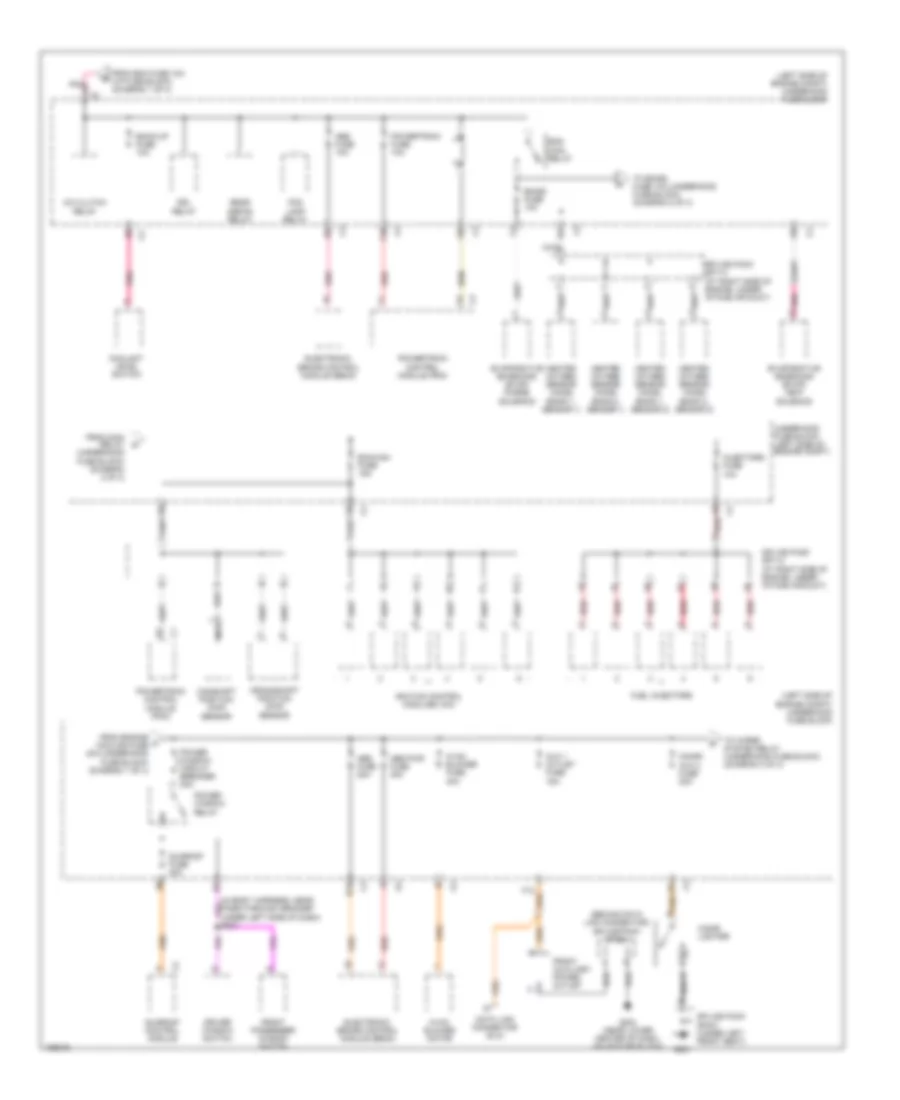 3.0L VIN R, Power Distribution Wiring Diagram (2 of 4) for Saturn Vue 2004