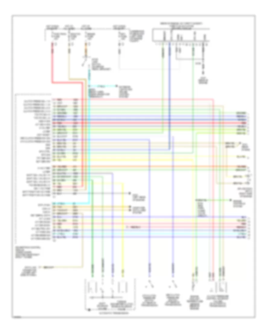 3 5L VIN 4 A T Wiring Diagram 1 of 2 for Saturn Vue 2004