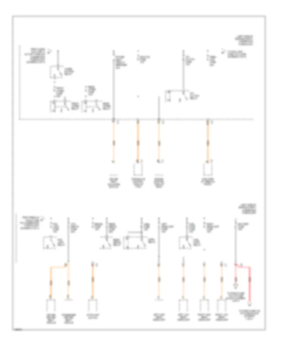 2.2L VIN F, Power Distribution Wiring Diagram (3 of 4) for Saturn Vue Red Line 2004