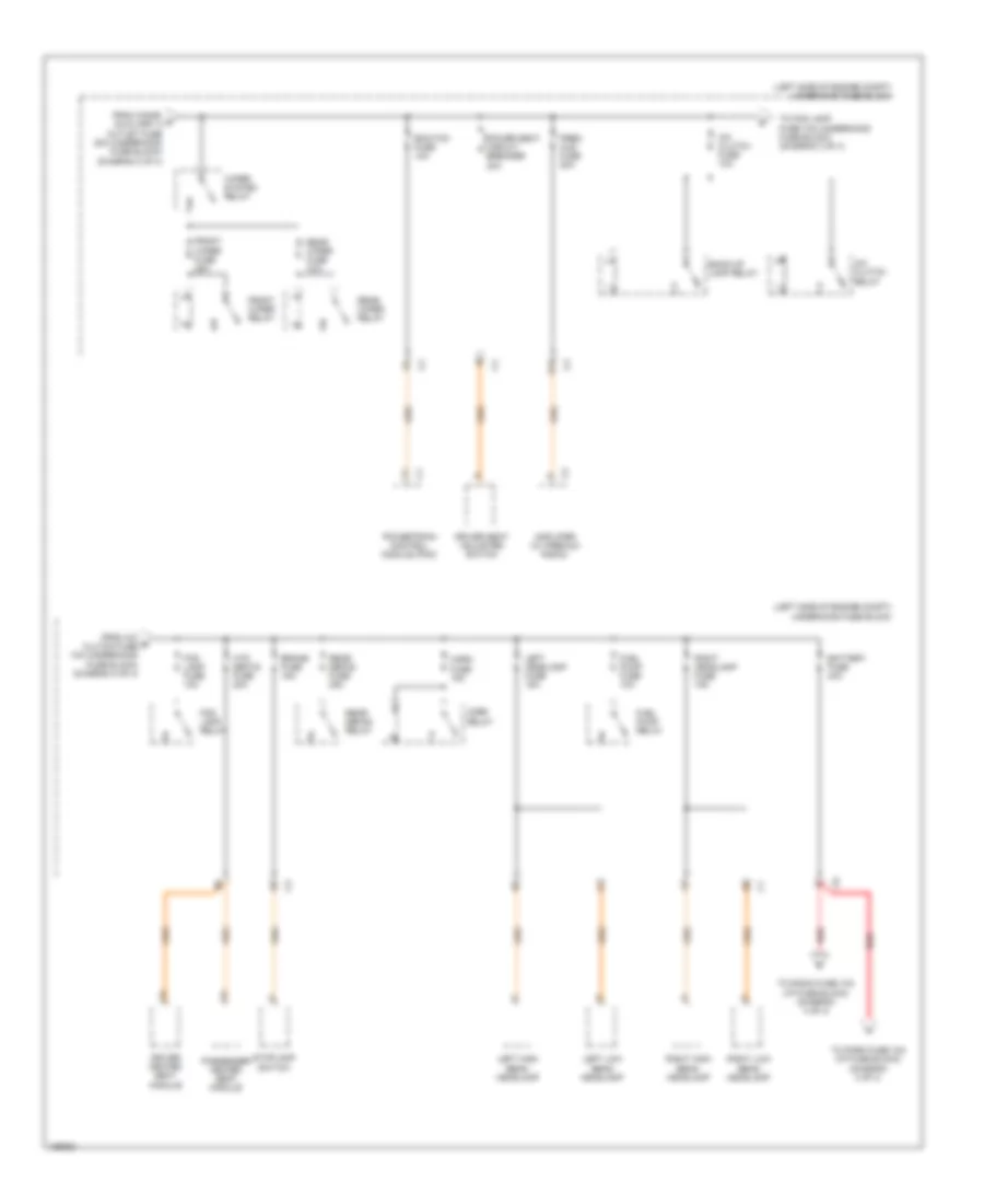 3.5L VIN 4, Power Distribution Wiring Diagram (3 of 4) for Saturn Vue Red Line 2004