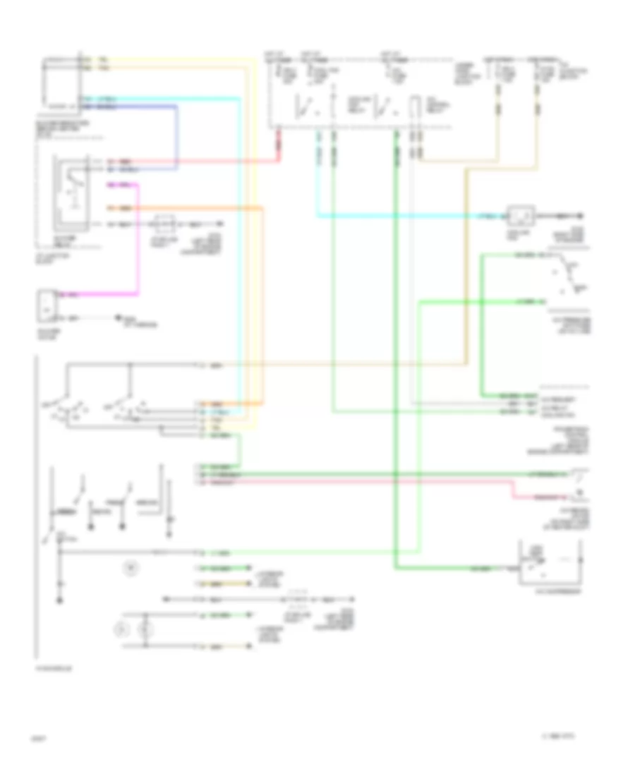 Air Conditioning Wiring Diagrams for Saturn SC1 1995