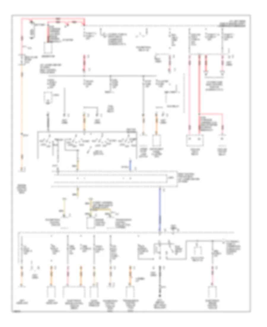 Power Distribution Wiring Diagram 1 of 3 for Saturn Ion 1 2005