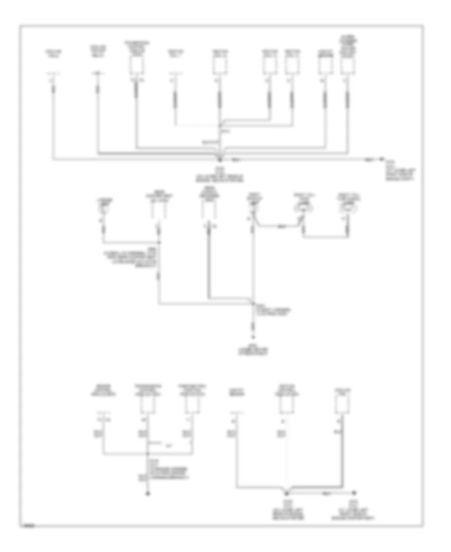 Ground Distribution Wiring Diagram (3 of 3) for Saturn Ion 2 2005