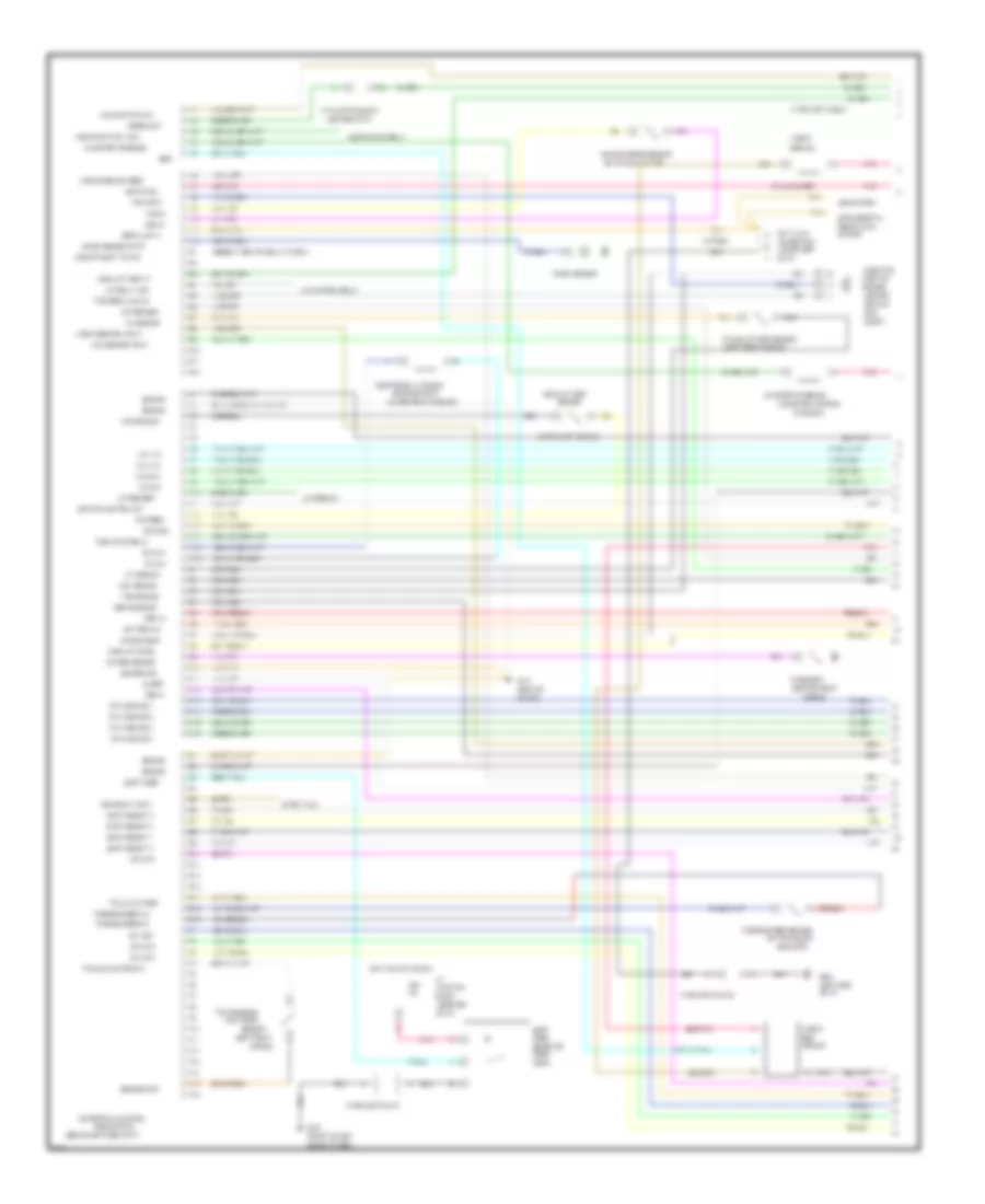 1.9L Vin 7, Engine Performance Wiring Diagrams (1 of 2) for Saturn SL 1995