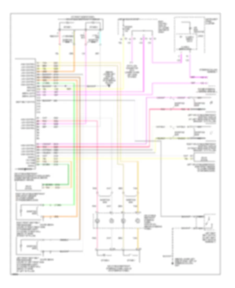 Supplemental Restraints Wiring Diagram for Saturn Ion Red Line 2005