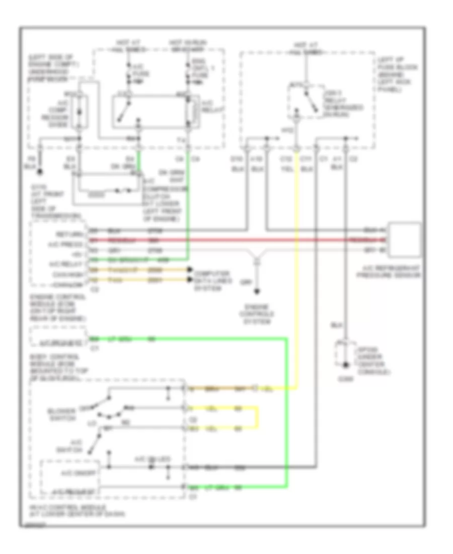 Compressor Wiring Diagram for Saturn L300 2005
