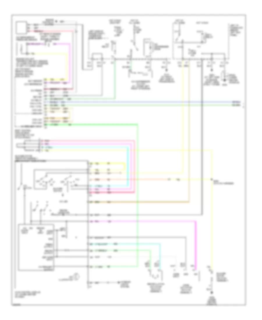 Manual A C Wiring Diagram 1 of 2 for Saturn L300 2005