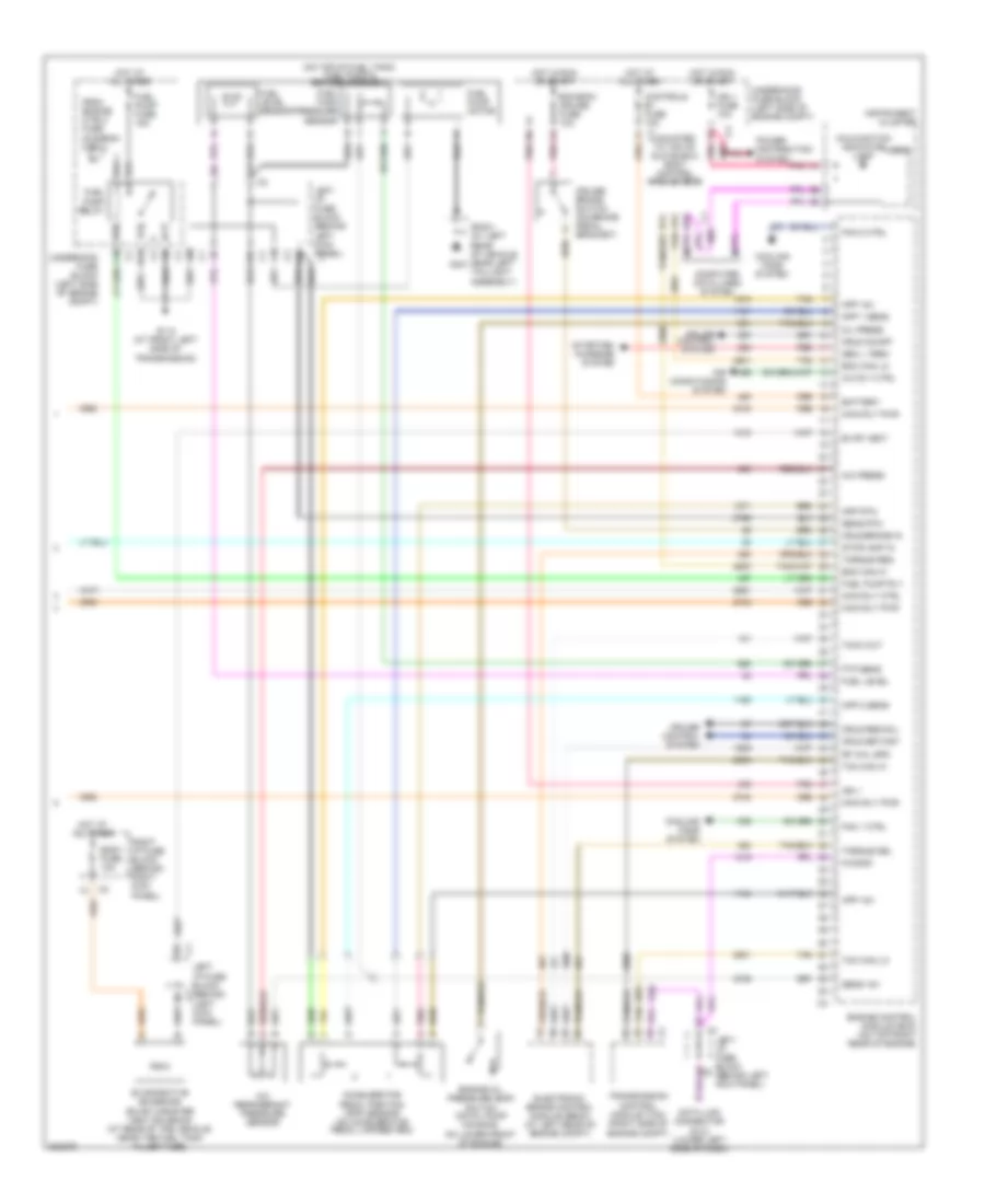 3 0L VIN R Engine Performance Wiring Diagram 3 of 3 for Saturn L300 2005