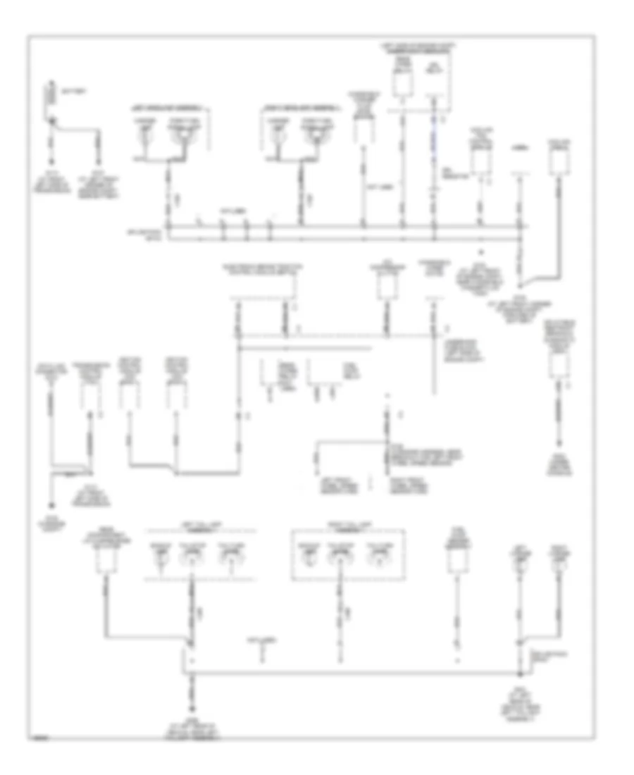 Ground Distribution Wiring Diagram 1 of 2 for Saturn L300 2005