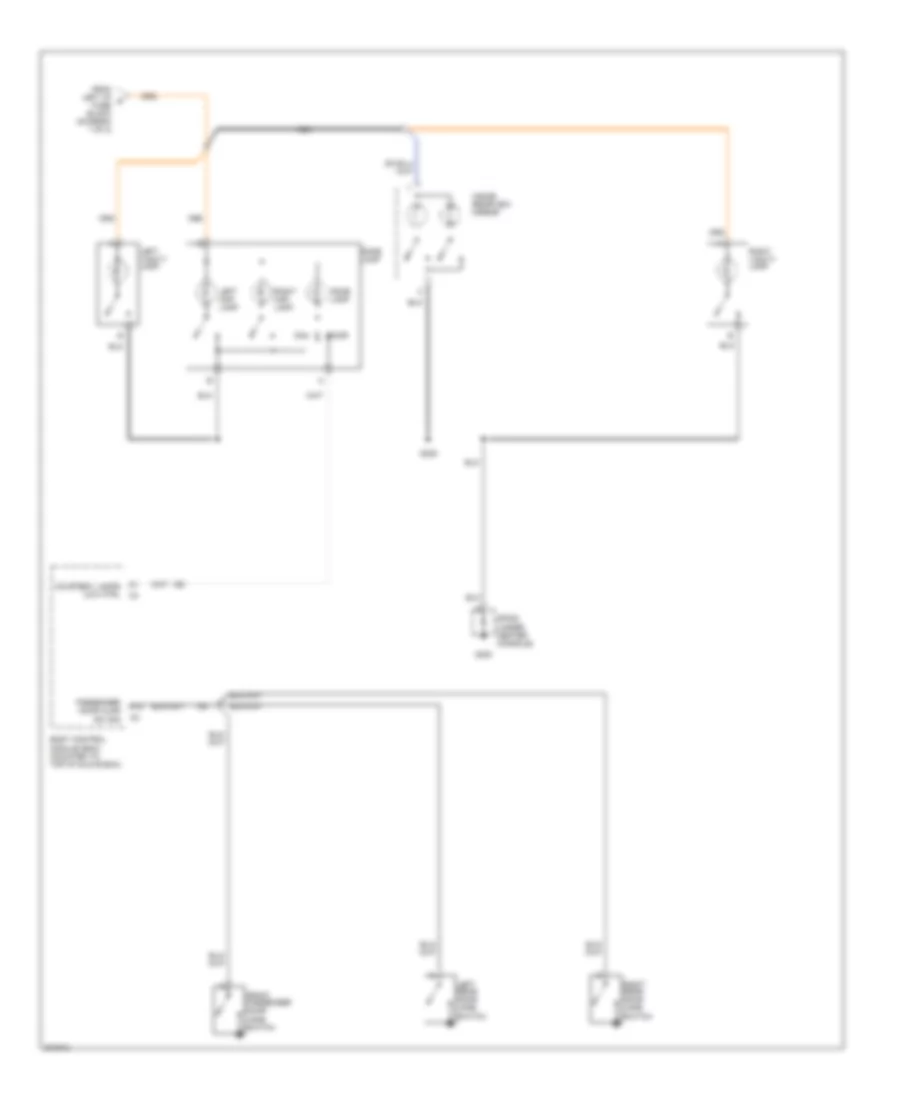 Interior Lights Wiring Diagram (2 of 2) for Saturn L300 2005