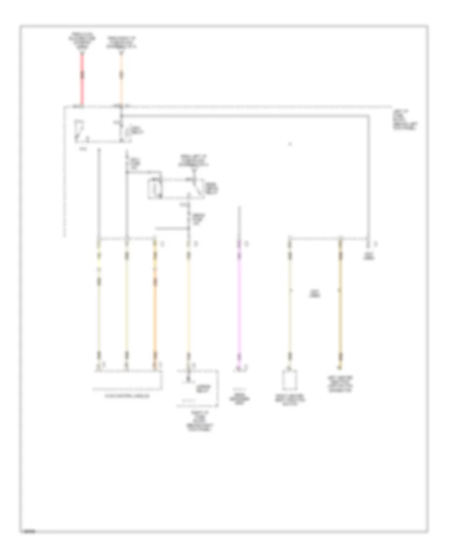 Power Distribution Wiring Diagram 4 of 4 for Saturn L300 2005