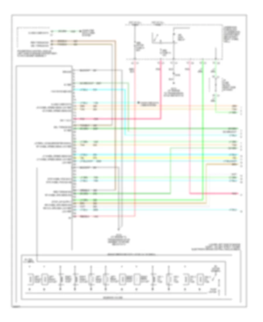 Anti lock Brakes Wiring Diagram 1 of 2 for Saturn Relay 2005