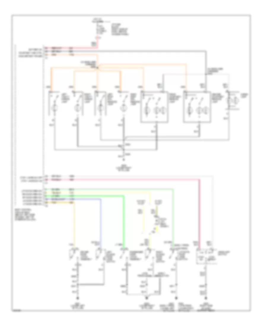 Courtesy Lamps Wiring Diagram for Saturn Relay 2005