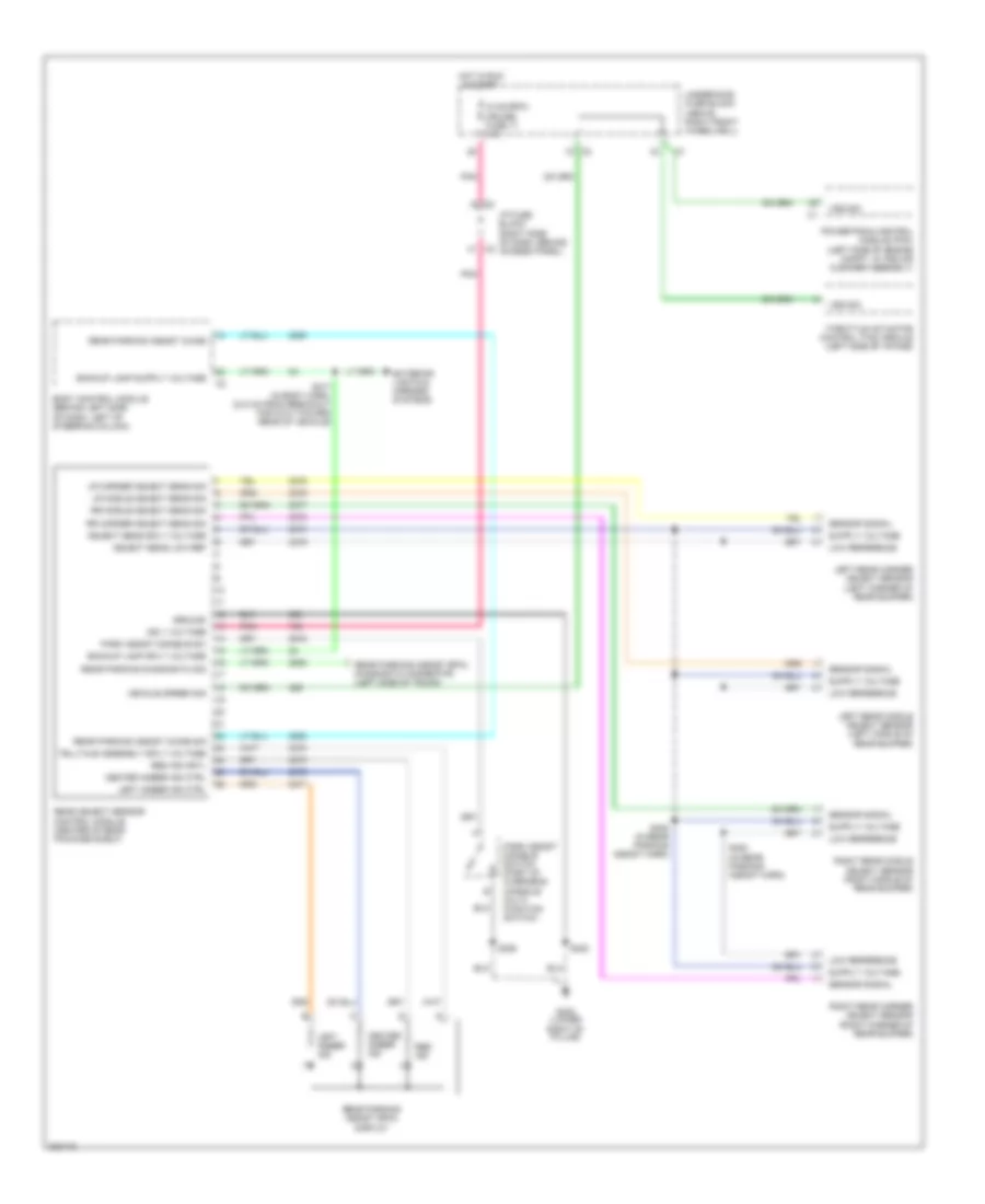Parking Assistant Wiring Diagram for Saturn Relay 2005