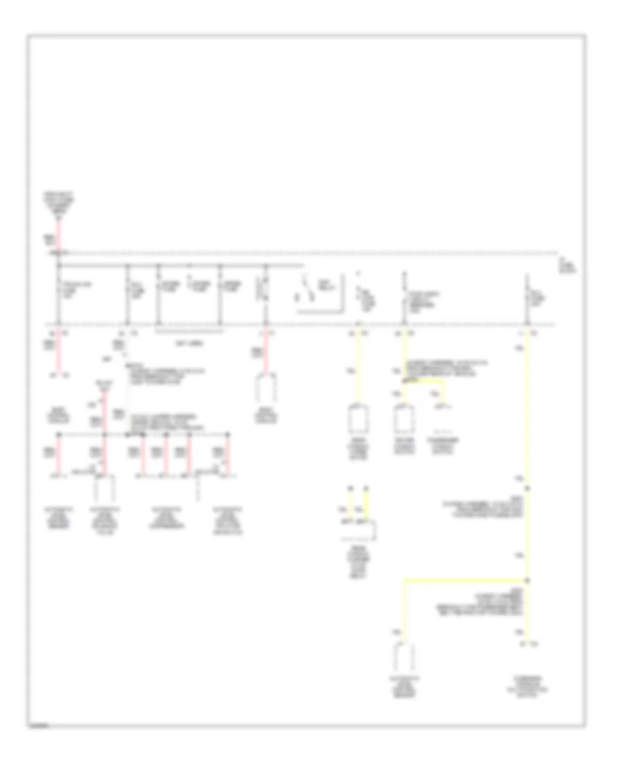 Power Distribution Wiring Diagram 4 of 4 for Saturn Relay 2005