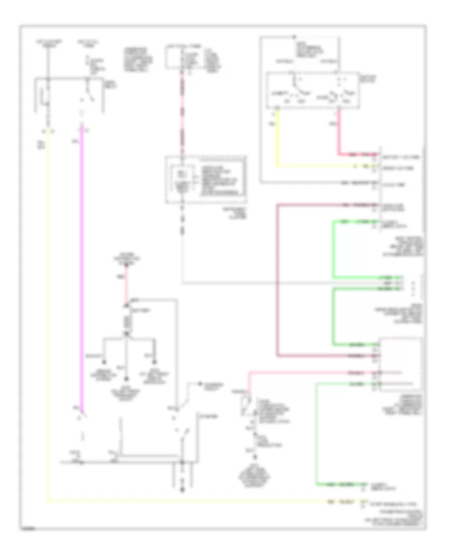 Starting Wiring Diagram for Saturn Relay 2005