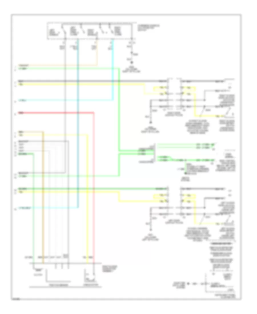 Right  Left Sliding Door Wiring Diagram (2 of 2) for Saturn Relay 2005