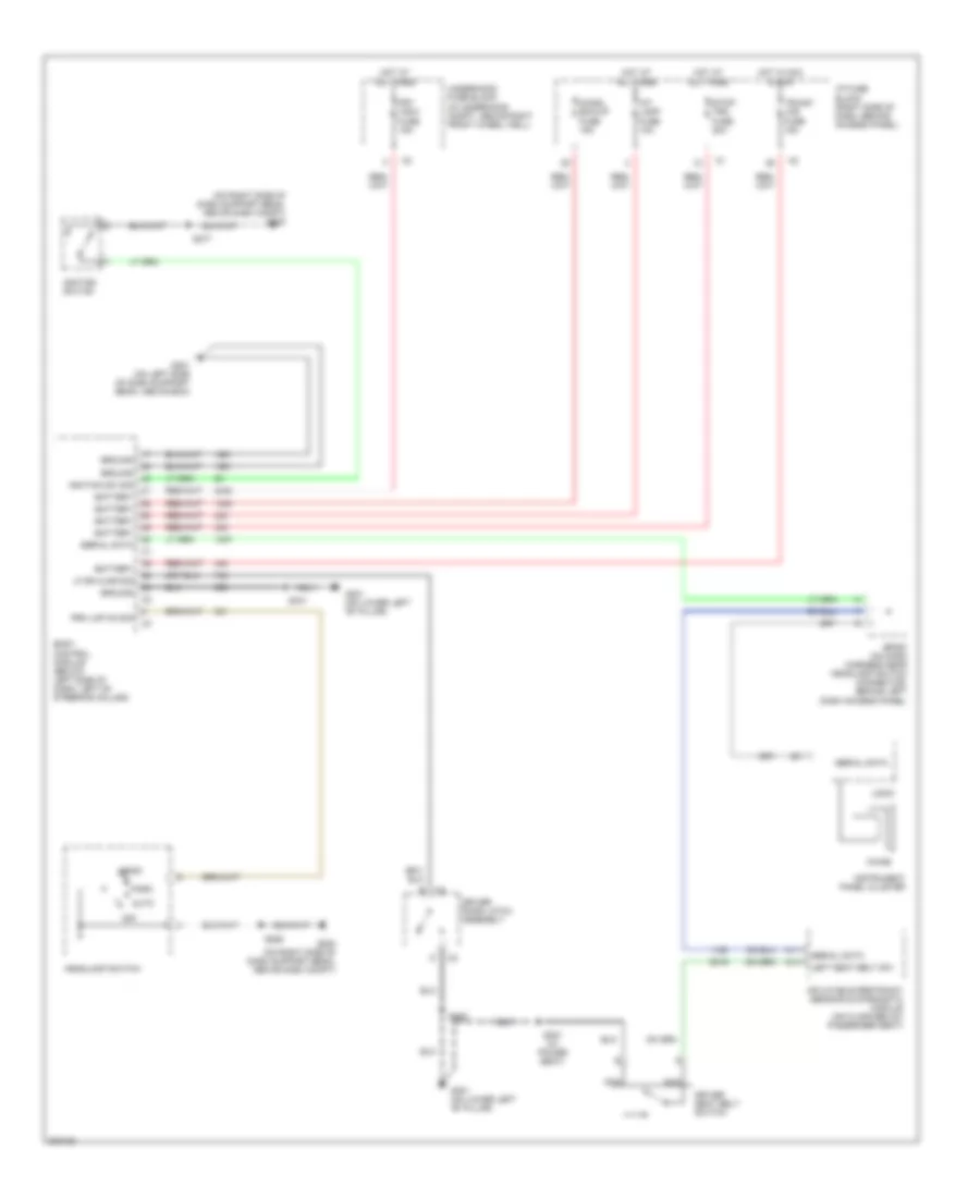 Warning Systems Wiring Diagram for Saturn Relay 2005