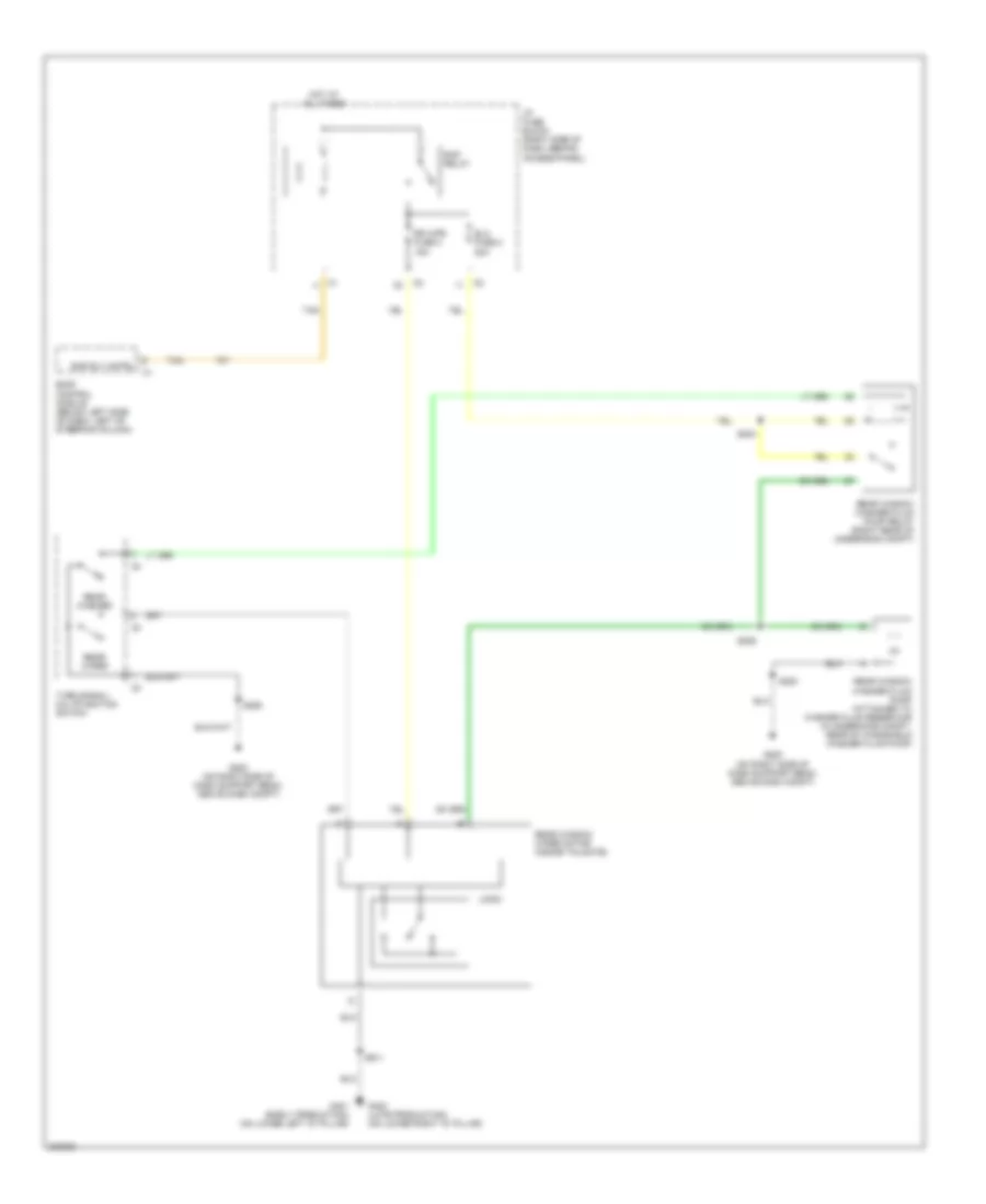 Rear Wiper Washer Wiring Diagram for Saturn Relay 2005