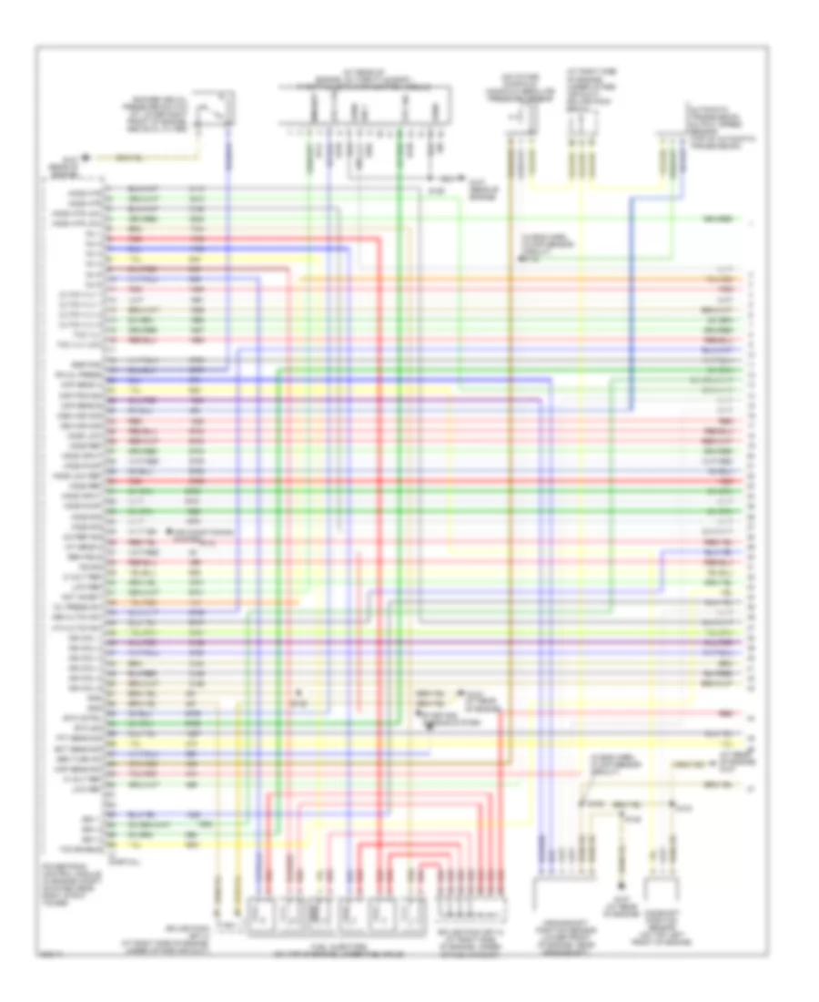 3 5L VIN 4 Engine Performance Wiring Diagram 1 of 5 for Saturn Vue 2005