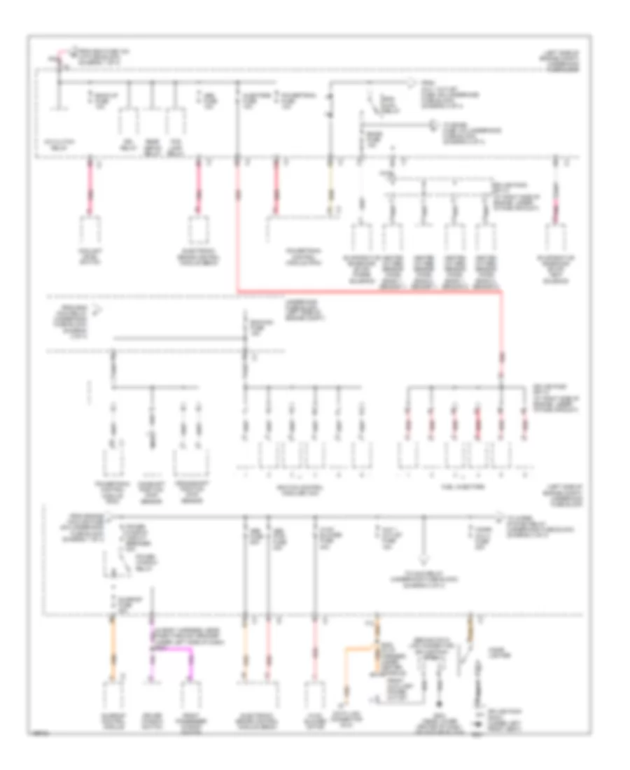 3 5L VIN 4 Power Distribution Wiring Diagram 2 of 4 for Saturn Vue 2005