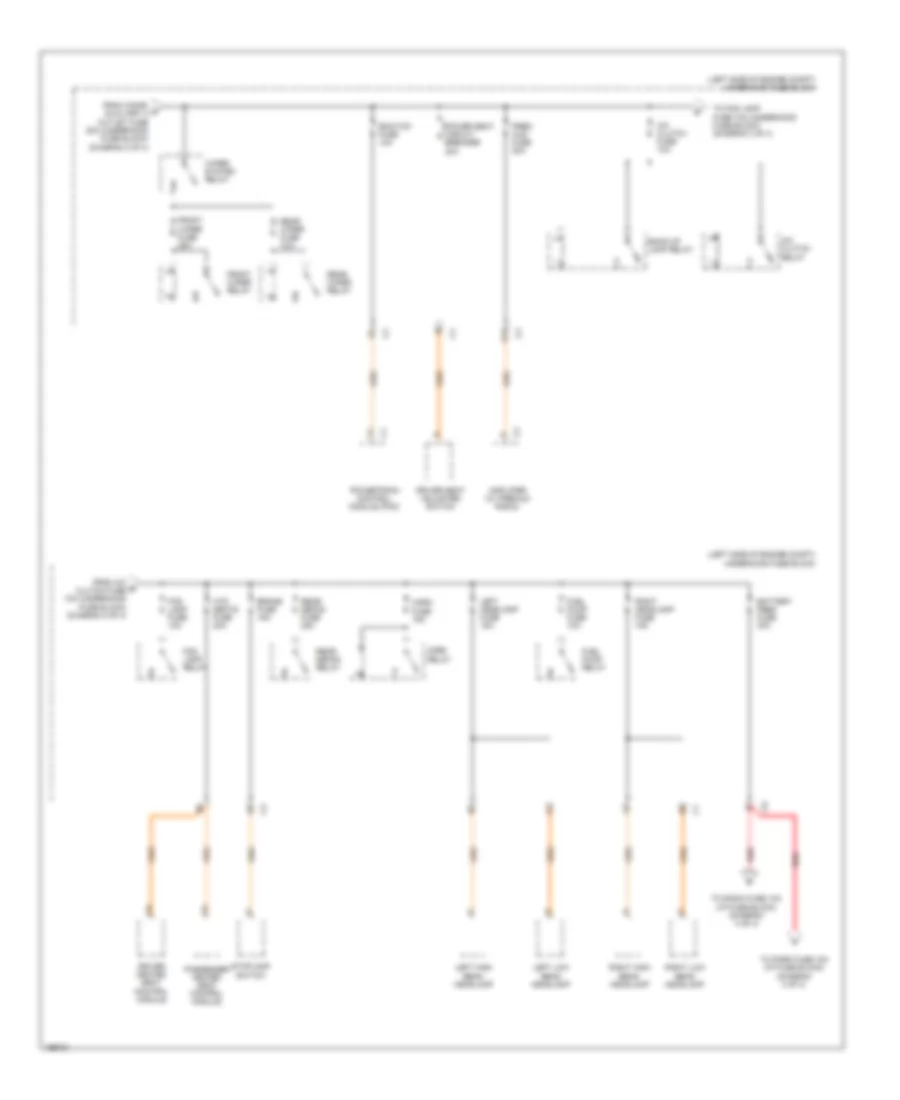 3 5L VIN 4 Power Distribution Wiring Diagram 3 of 4 for Saturn Vue 2005