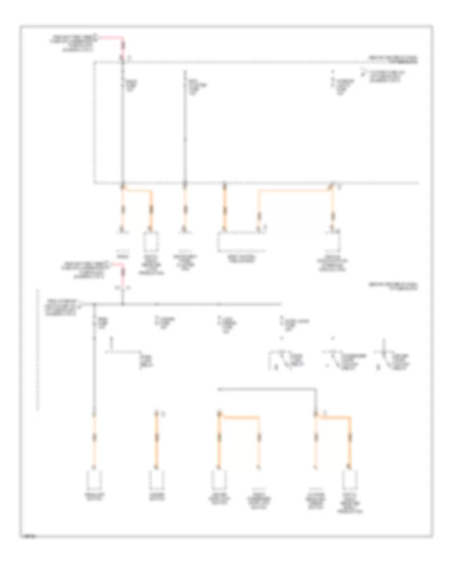 3.5L VIN 4, Power Distribution Wiring Diagram (4 of 4) for Saturn Vue 2005