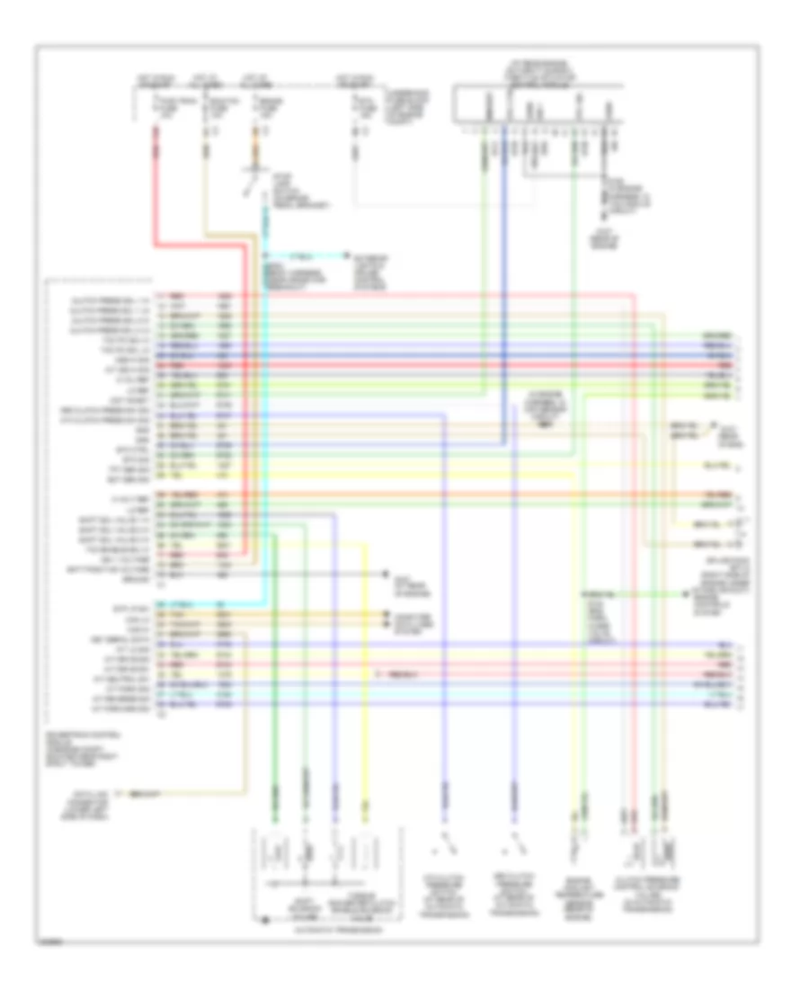 3 5L VIN 4 A T Wiring Diagram 1 of 2 for Saturn Vue 2005