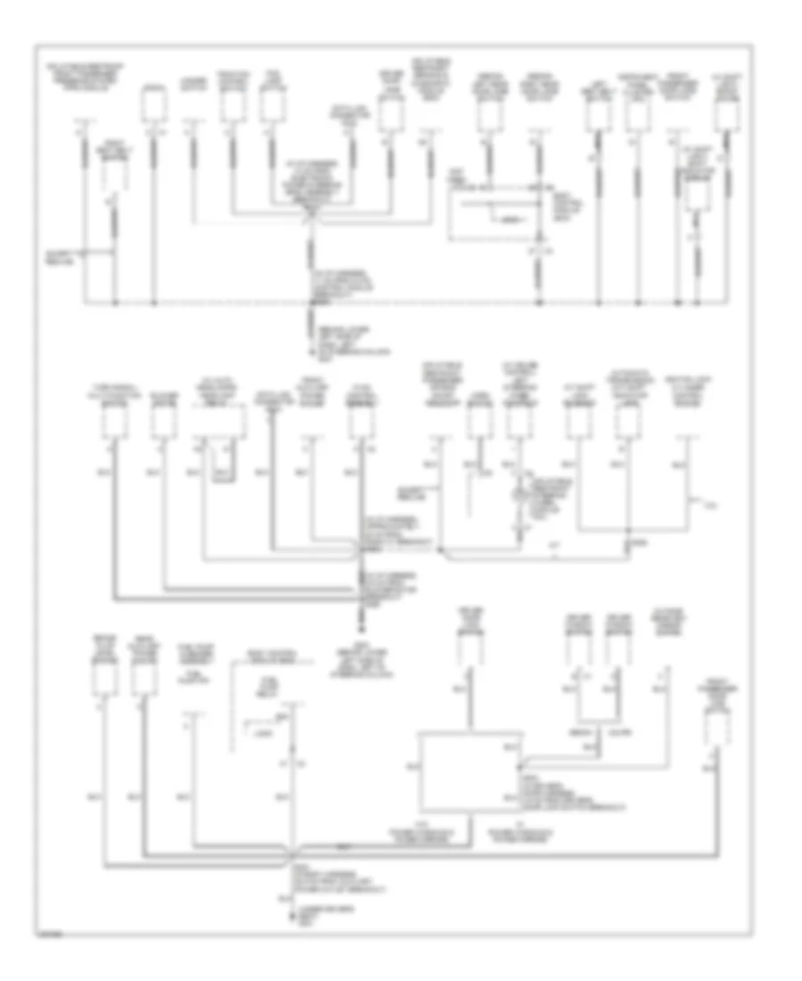 Ground Distribution Wiring Diagram 2 of 3 for Saturn Ion 2 2006