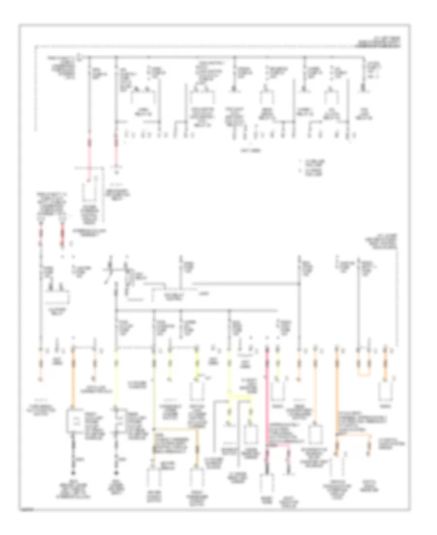 Power Distribution Wiring Diagram (2 of 3) for Saturn Ion 2 2006