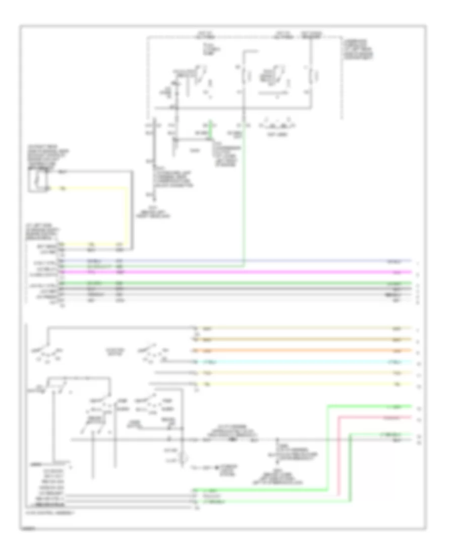 2.4L VIN B, Manual AC Wiring Diagram (1 of 2) for Saturn Ion 3 2006