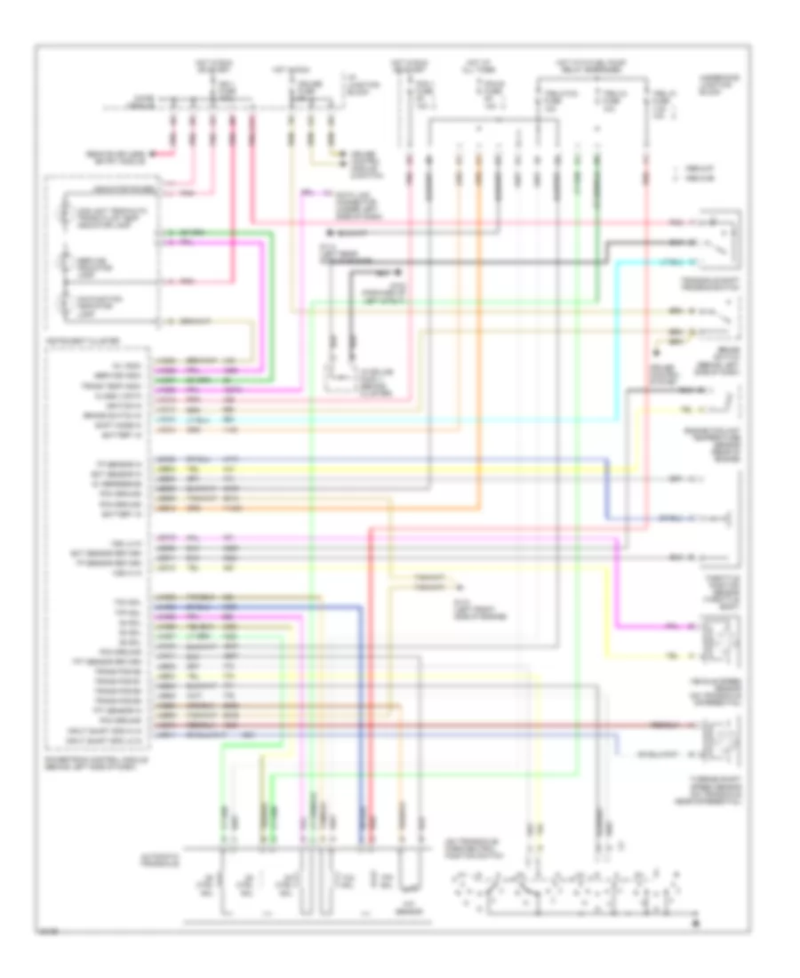 1 9L VIN 7 Transmission Wiring Diagram for Saturn SL2 1996