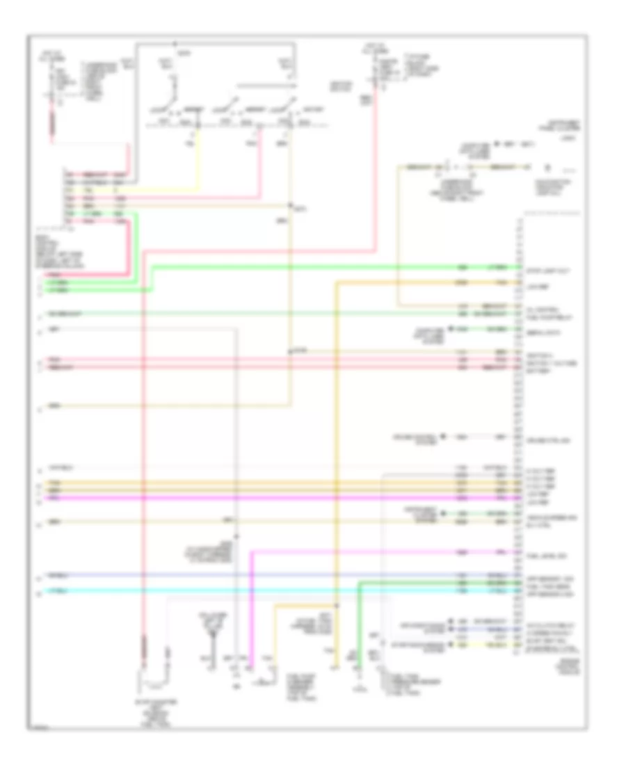 3.9L VIN 1, Engine Performance Wiring Diagram (4 of 4) for Saturn Relay 2006
