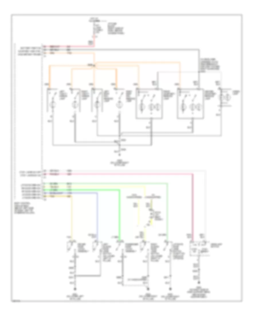 Courtesy Lamps Wiring Diagram for Saturn Relay 2006