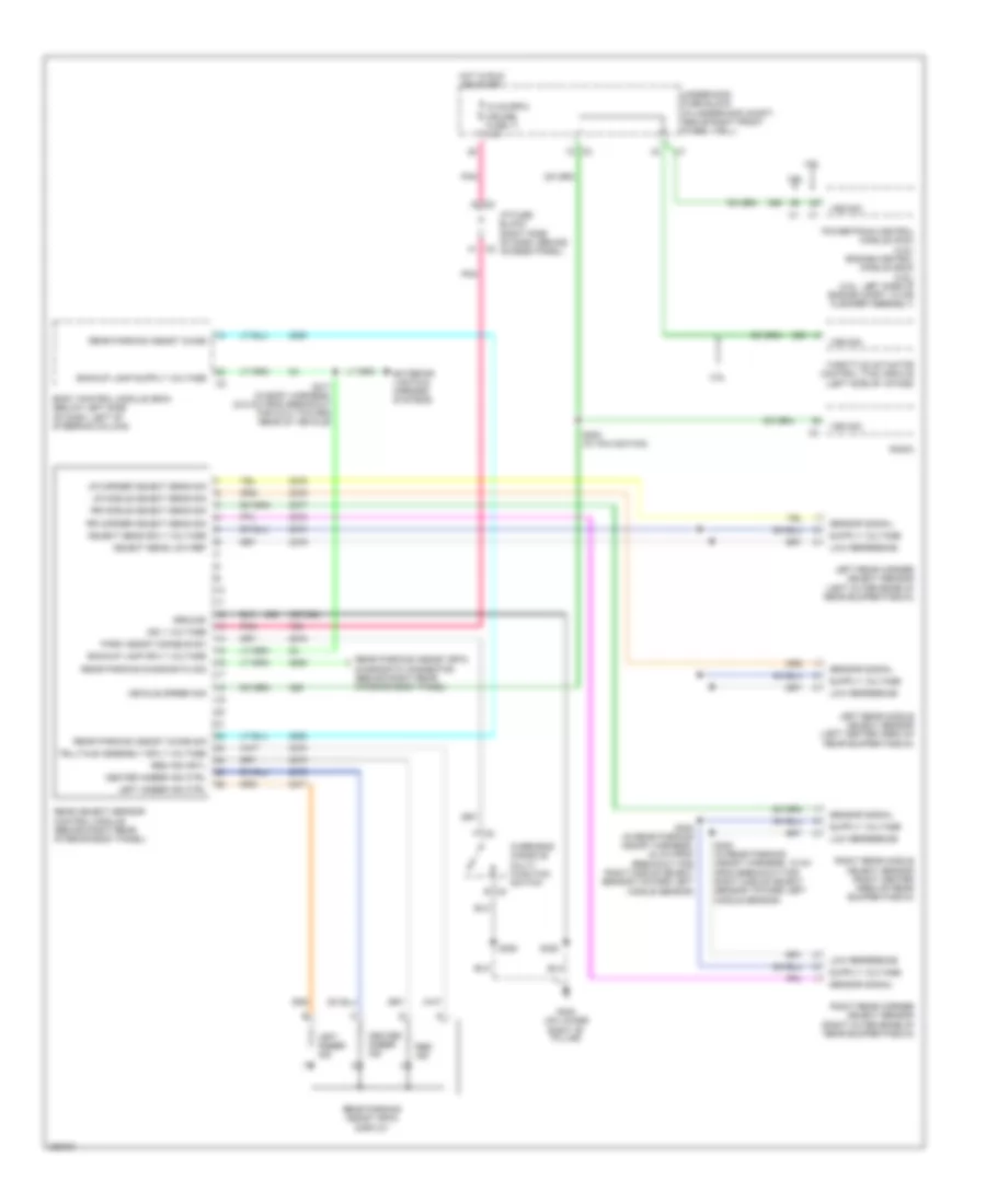 Parking Assistant Wiring Diagram for Saturn Relay 2006