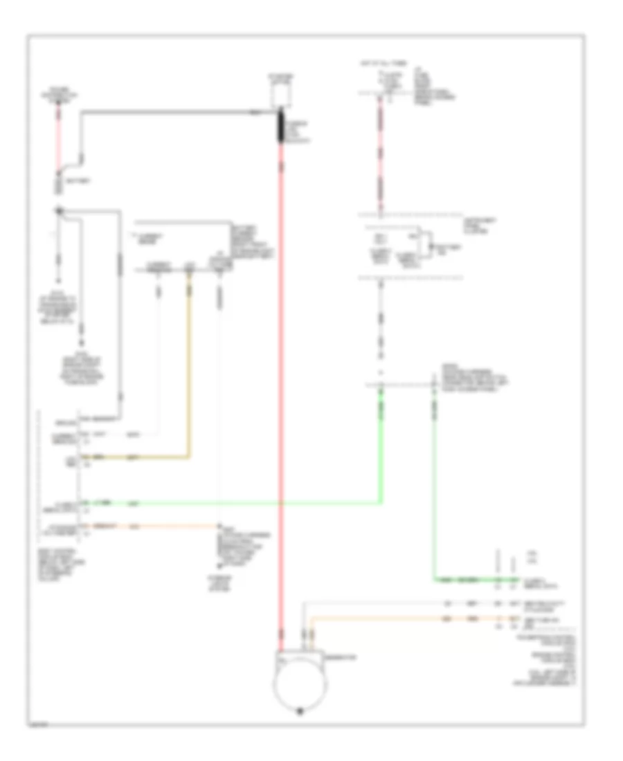 Charging Wiring Diagram for Saturn Relay 2006