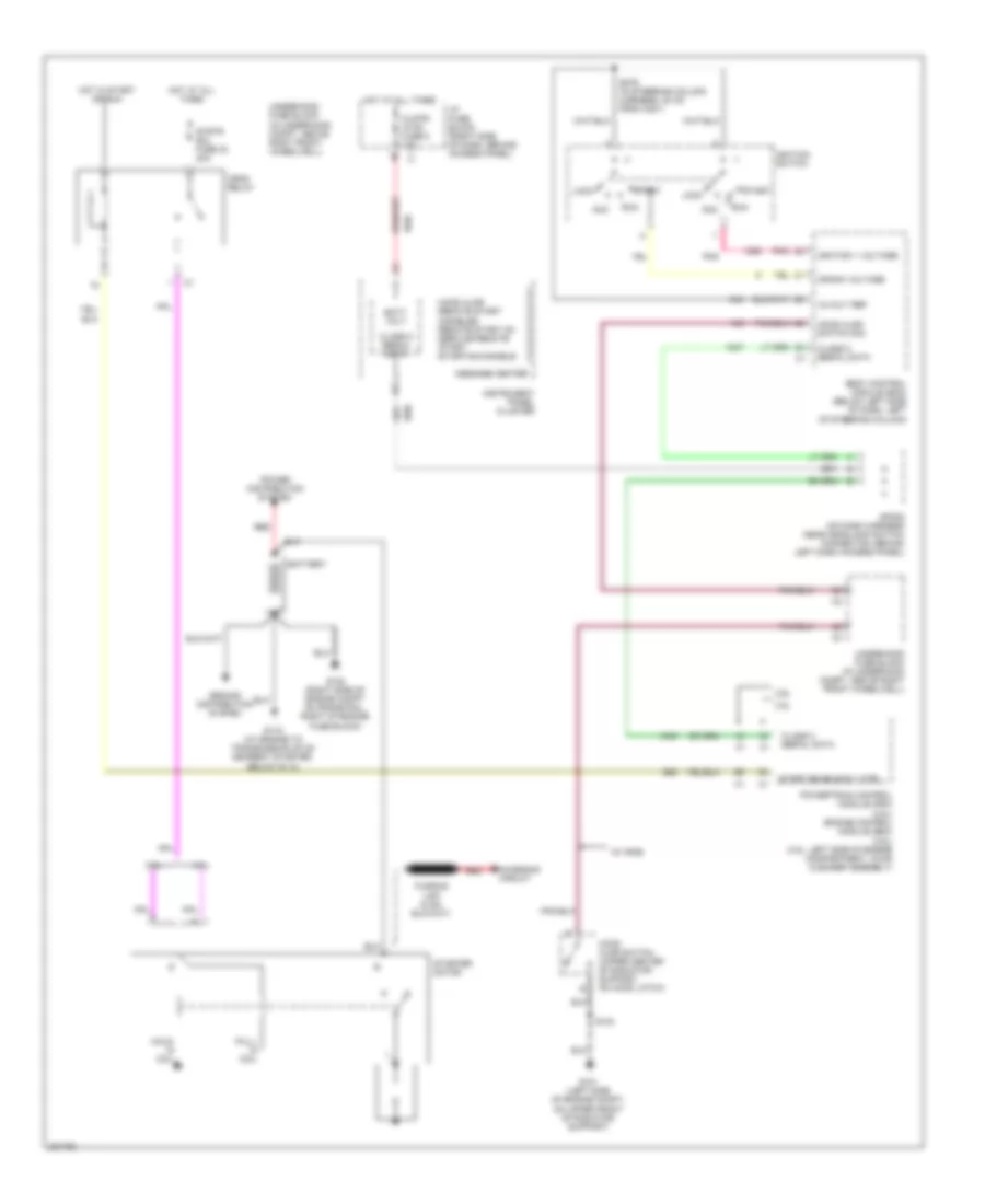 Starting Wiring Diagram for Saturn Relay 2006