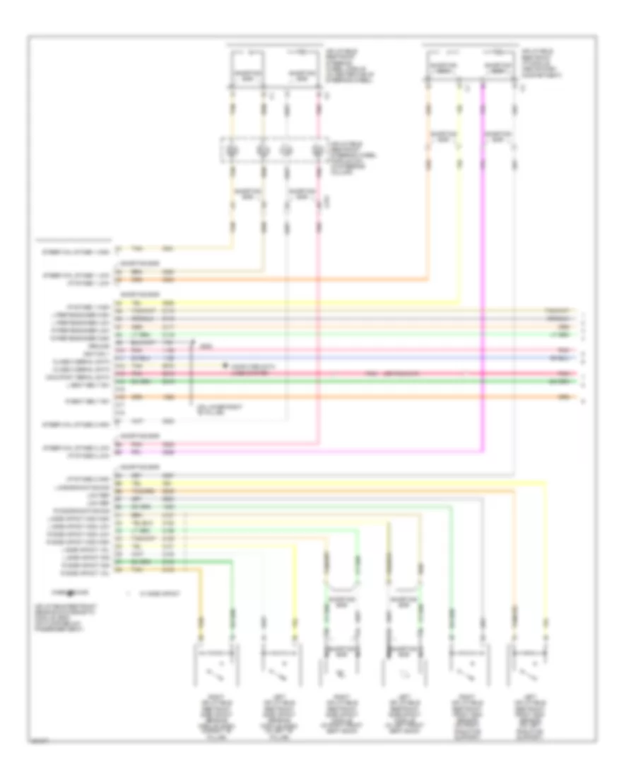 Supplemental Restraints Wiring Diagram with Side Air Bag 1 of 2 for Saturn Relay 2006