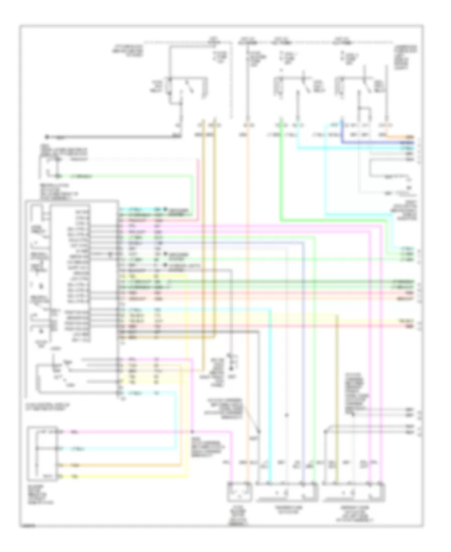 3 5L VIN 4 Manual A C Wiring Diagram 1 of 2 for Saturn Vue 2006