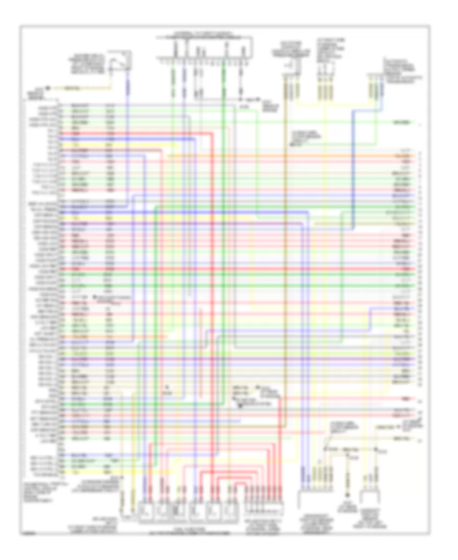 3.5L VIN 4, Engine Performance Wiring Diagram (1 of 5) for Saturn Vue 2006