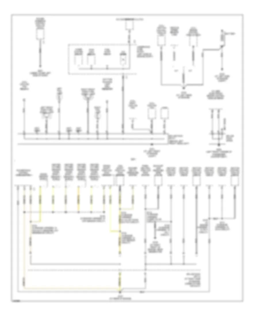 Ground Distribution Wiring Diagram 1 of 3 for Saturn Vue 2006
