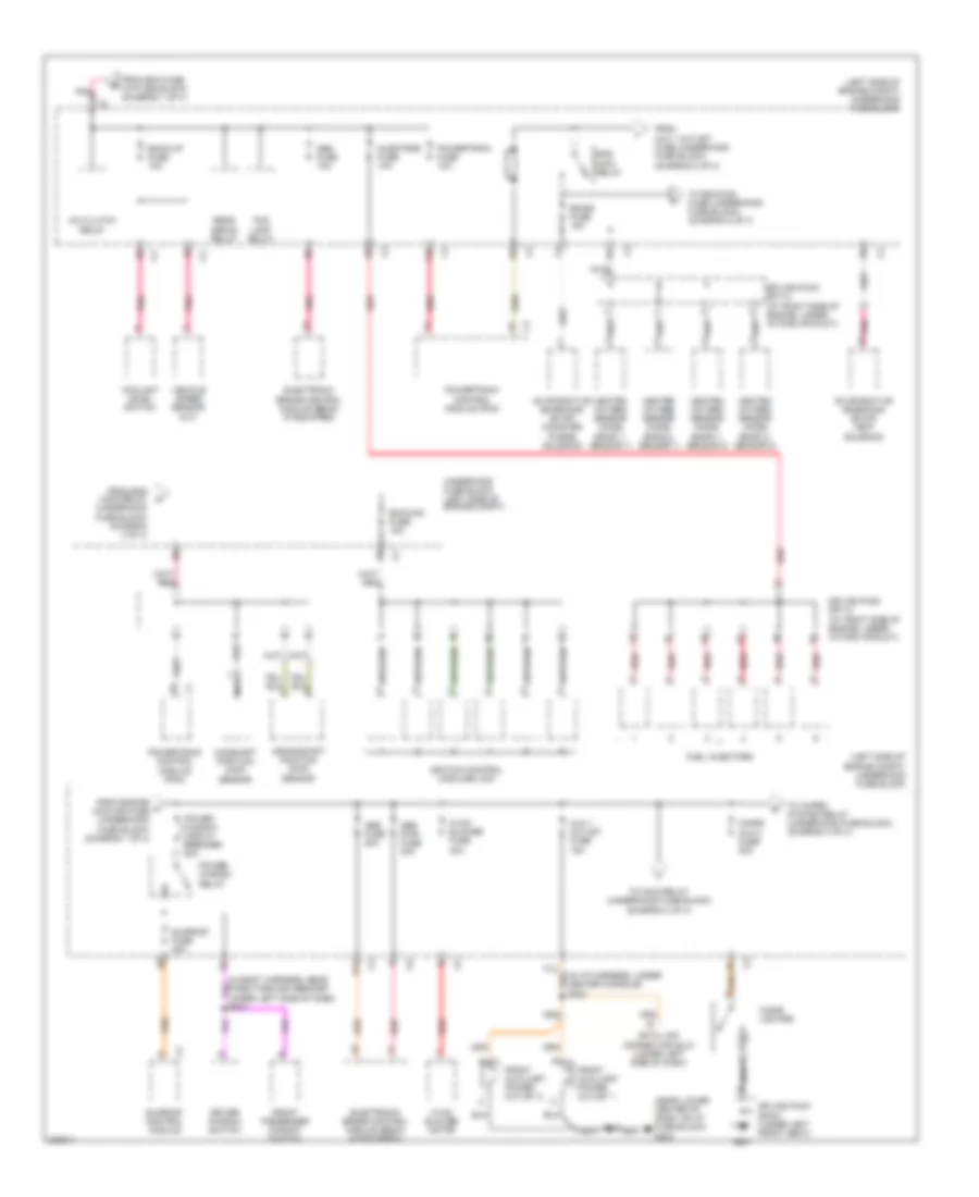 3 5L VIN 4 Power Distribution Wiring Diagram 2 of 4 for Saturn Vue 2006