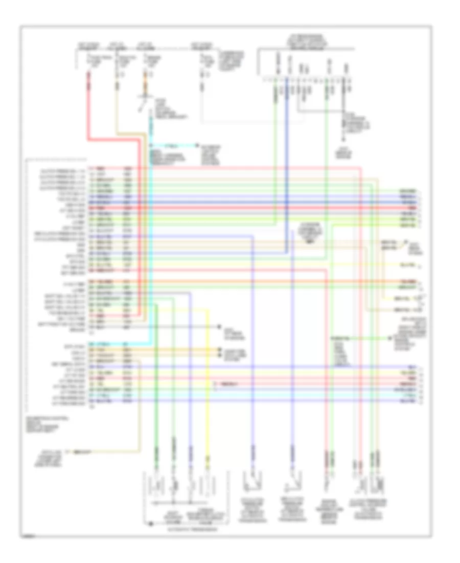 3 5L VIN 4 A T Wiring Diagram 1 of 2 for Saturn Vue 2006