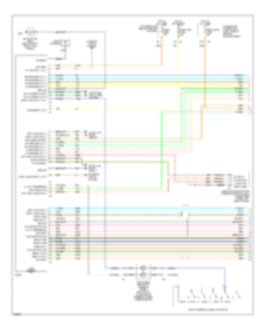 Premium Sound Radio Wiring Diagram 1 of 2 for Saturn Vue Red Line 2006