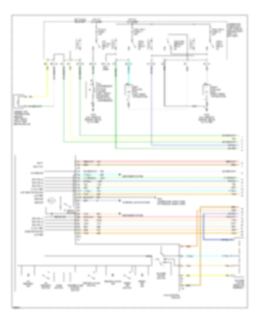3 5L VIN N Manual A C Wiring Diagram 1 of 2 for Saturn Aura Green Line 2007