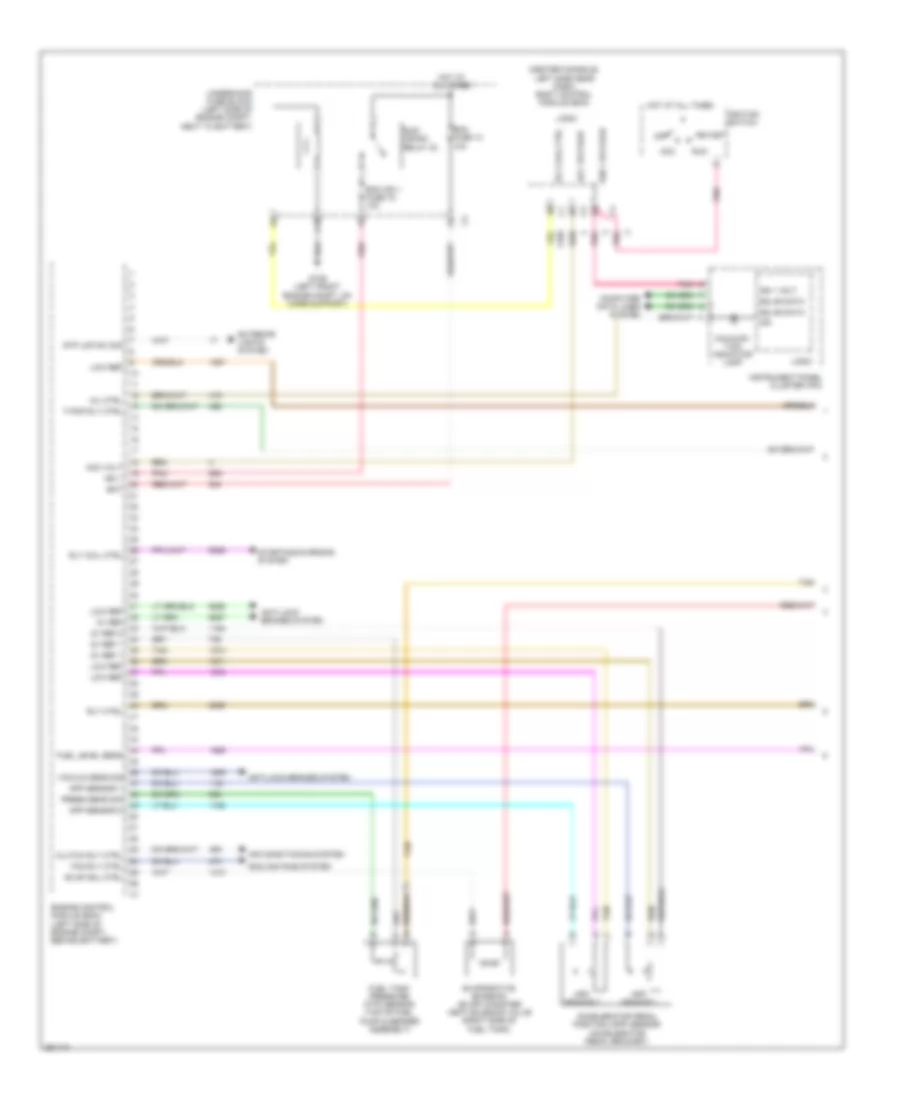 2 4L VIN 5 Engine Performance Wiring Diagram 1 of 4 for Saturn Aura Green Line 2007